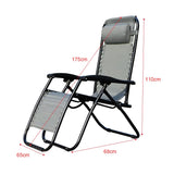 Reclining Outdoor Lounger Chairs (2 Chairs in 1 box) KJDC003