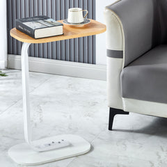 White & Yellow End Table Furniture, OT-106, Side Table