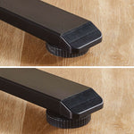 Close-up of the adjustable base of an Electric Standing Desk showing the height adjustment mechanism.