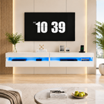floating TV unit assembly components and instructions