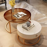 Nesting Coffee Table Set 2 Side CT-013