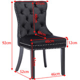 Dining Chairs Office Chair CR-8012-1 Black