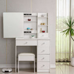 Dressing Table with Mirror DR-15 Vanity Stool - ArtisanSA