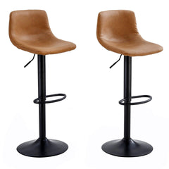 Low Back Leather Bar Stool 2-in-1 box CR-B035