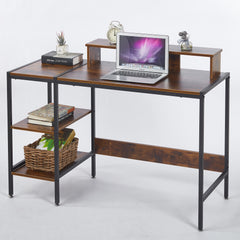 Computer Table Study Desk with Monitor Stand Shelf SD-S21