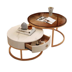 Nesting Coffee Table Set 2 Side CT-013