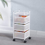 3 Tier Cubic Storage Cart SF-105 - Artisan SA Premium Furniture