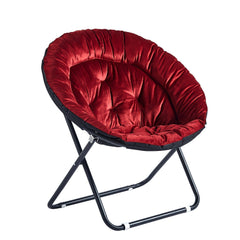 Portable Chair Folding Velvet Moon Chair CR-001