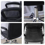 Ergonomic Executive Office Chair features a comfortable design with lumbar support and adjustable height for optimal user experience.