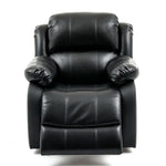 Dark grey recliner chair R1056A-31 with rocking and reclining features