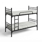 Twin Over Twin Metal Bunk Bed Frame – main product image