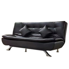 Sleeper Couch PU Leather Sofa Bed Loveseat SA-858