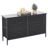 Storage Cabinet 5 Drawers TV Stand OT-119 Black