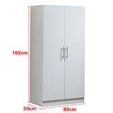 2 Door Wardrobe Storage Cabinet WD-112