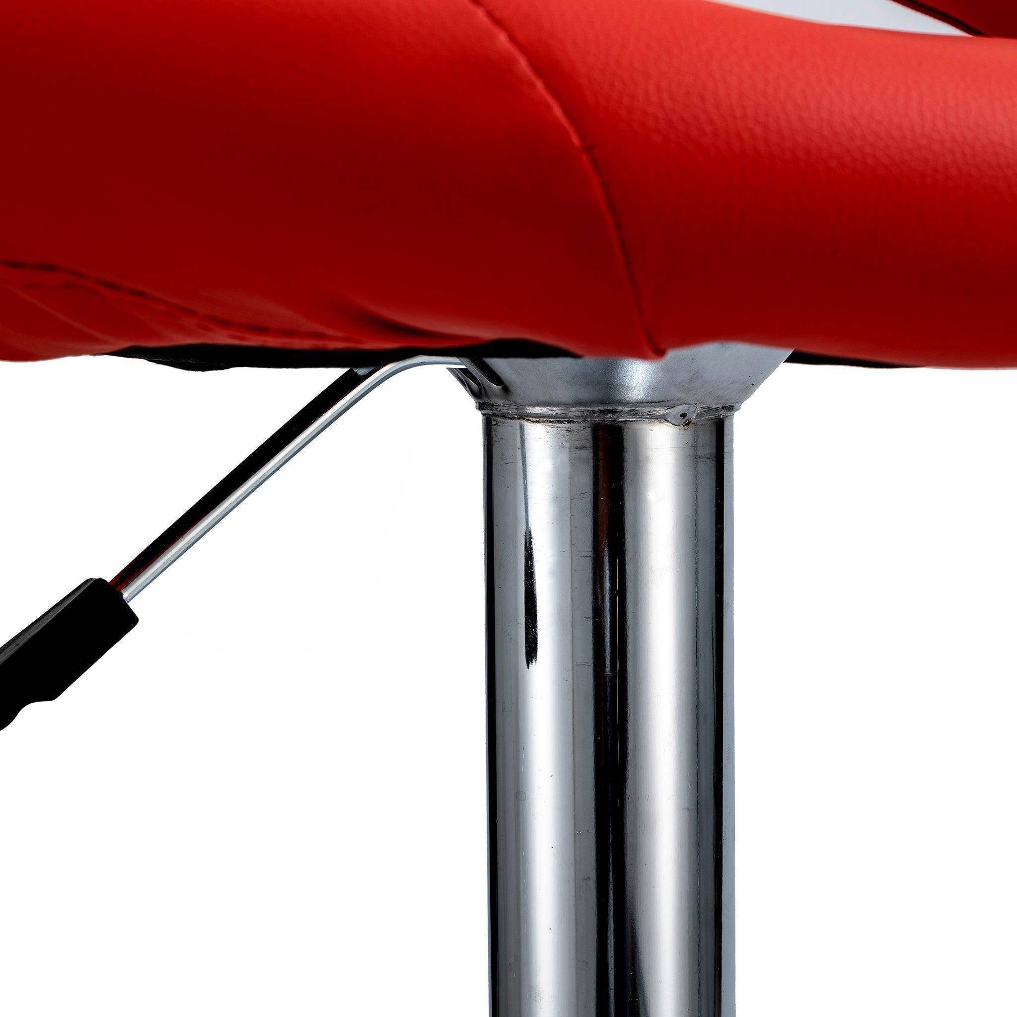 Round Chrome Base Kitchen Bar Stool CR-B069