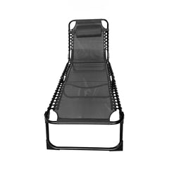 Sun Lounger Folding Reclining Chair BSC-007 DARK GRAY