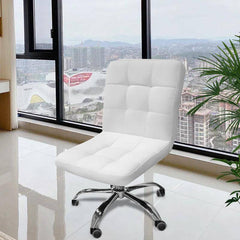 Leather Office Chair Adjustable Counter Chairs (Set of 2) CR-B16