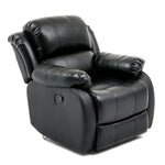 Rocking recliner chair product detail with footrest and durable frame