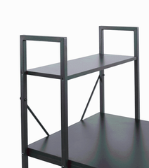 Modern Teak Computer Desk with Top Shelfing SD-S02