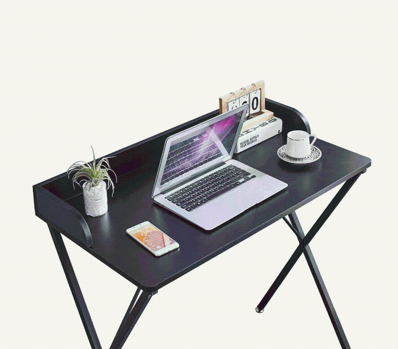 Foldable Teak Wood Computer Desk SD-2086 for home office1