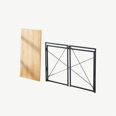 Portable Teak Wood Computer Desk SD-S01 for home office setup3