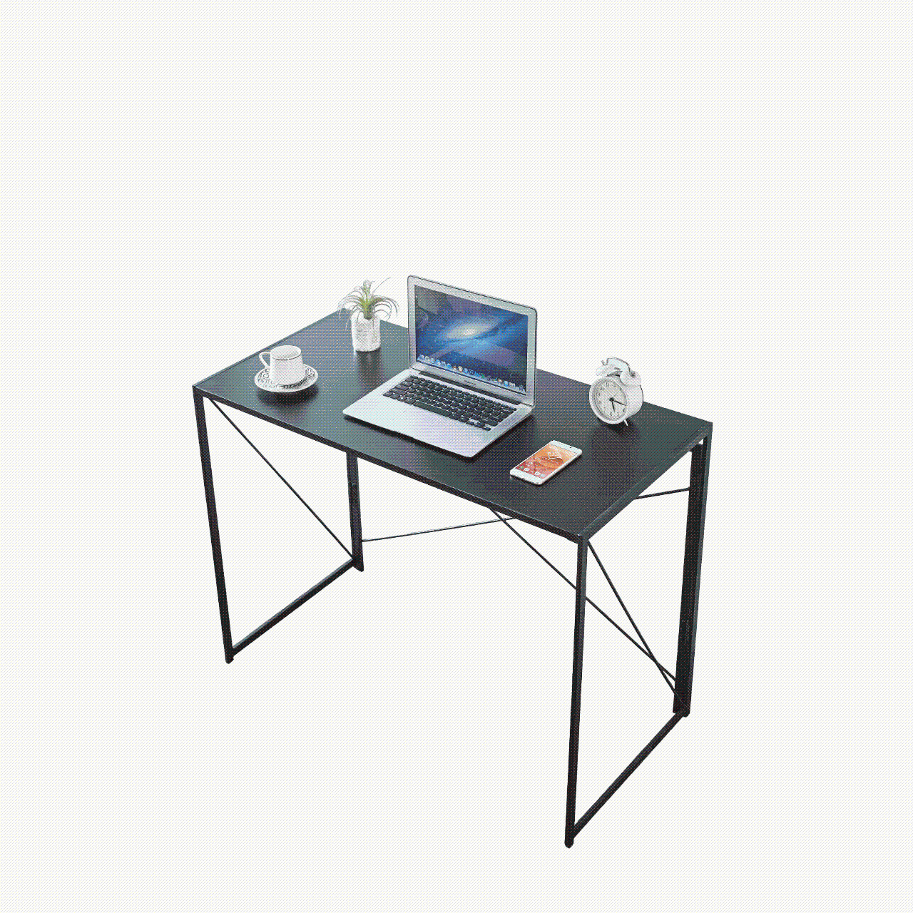 Portable Teak Wood Computer Desk SD-S01 for home office setup1