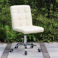 Leather Office Chair Adjustable Counter Chairs (Set of 2) CR-B16