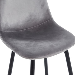 Della Velvet Bar Stool (4-in-1 box) CR-BC028