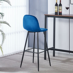 Della Velvet Bar Stool (4-in-1 box) CR-BC028