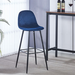 Della Velvet Bar Stool (4-in-1 box) CR-BC028