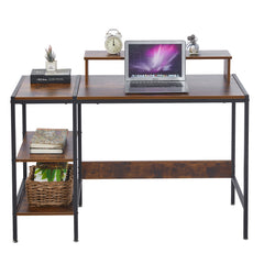 Computer Table Study Desk with Monitor Stand Shelf SD-S21