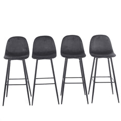 Della Velvet Bar Stool (4-in-1 box) CR-BC028