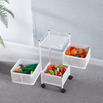 3 Tier Cubic Storage Cart SF-105 - Artisan SA Premium Furniture