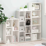 White 3-Tier Home & Office Bookshelf Furniture SF-120-WHITE – product image 5