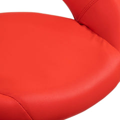 Round Chrome Base Kitchen Bar Stool CR-B065