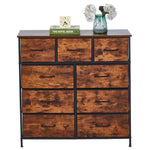 Storage cabinet 9 drawers OT-117 wooden dresser with multiple drawers on white background | Artisansa SA