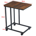 Wooden table with dimensions labeled on a white background| Artisansa SA
