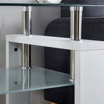 Two Tier Square Glass Coffee Table CT-A09 – product image 10