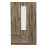 Wood Wardrobe with Mirror WD-201