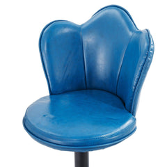 Petal shaped leather bar stools in 2-in-1 box CR-B082