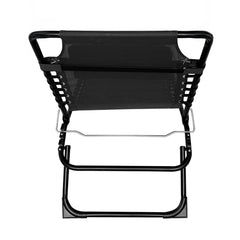 Sun Lounger Folding Reclining Chair BSC-007 BLACK