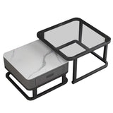 Nesting Coffee Table Set 2 Side Tables CT-011