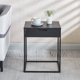 Iron Frame Nightstand with Drawer OT-2107