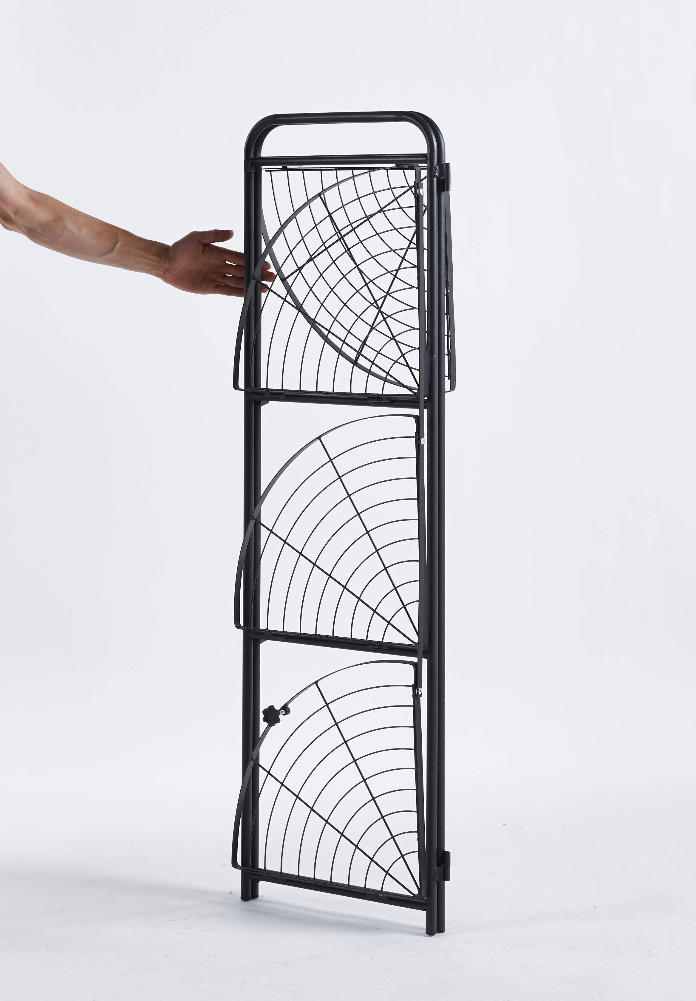 Collapsible Storage Shelf HL-1673 for space-saving organization0