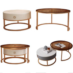 Nesting Coffee Table Set 2 Side CT-013