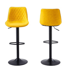 Vibrant High Back Bar Stool with Chrome Base in 2-in-1 box CR-B059