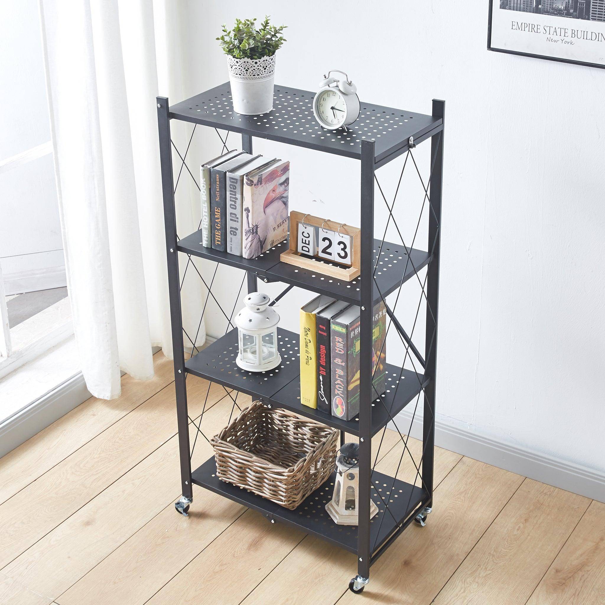 Versatile SF-102 mobile kitchen shelf space-saving shelving unit4