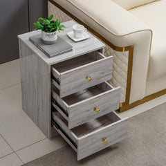 Side Table Coffee End Table Bedside Table BST-01 WHT OAK