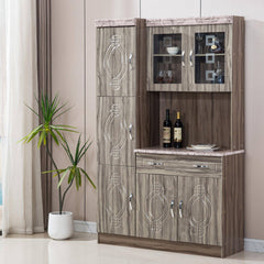 Kitchen Cabinet Storage Pantry Cupboard Sideboard KU-601