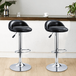 CR-B02 set of two adjustable bar stools for a modern kitchen island